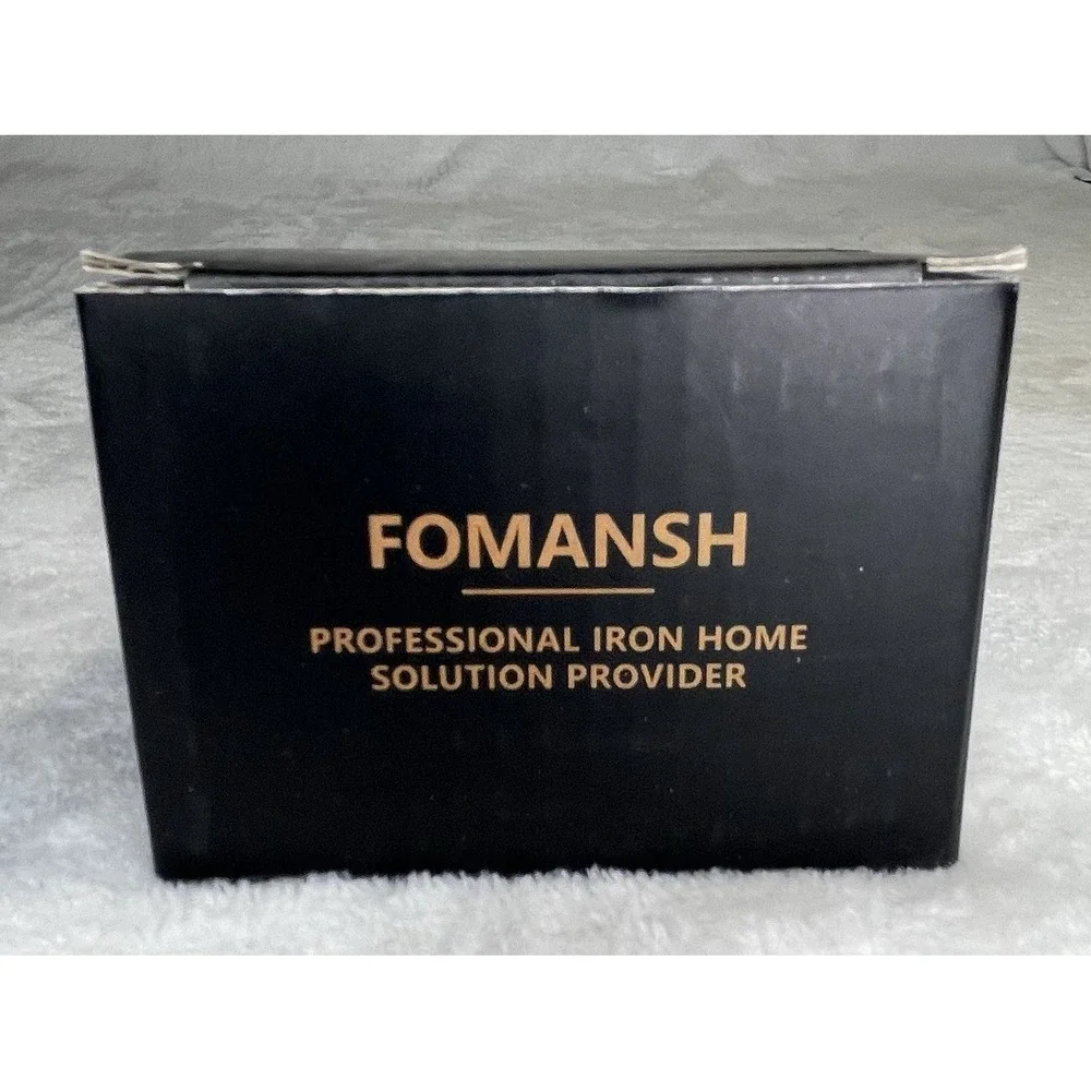 Fomansh Heavy Duty Adhesive Hooks Black Stainless Steel 4 Pack Stick on Wall